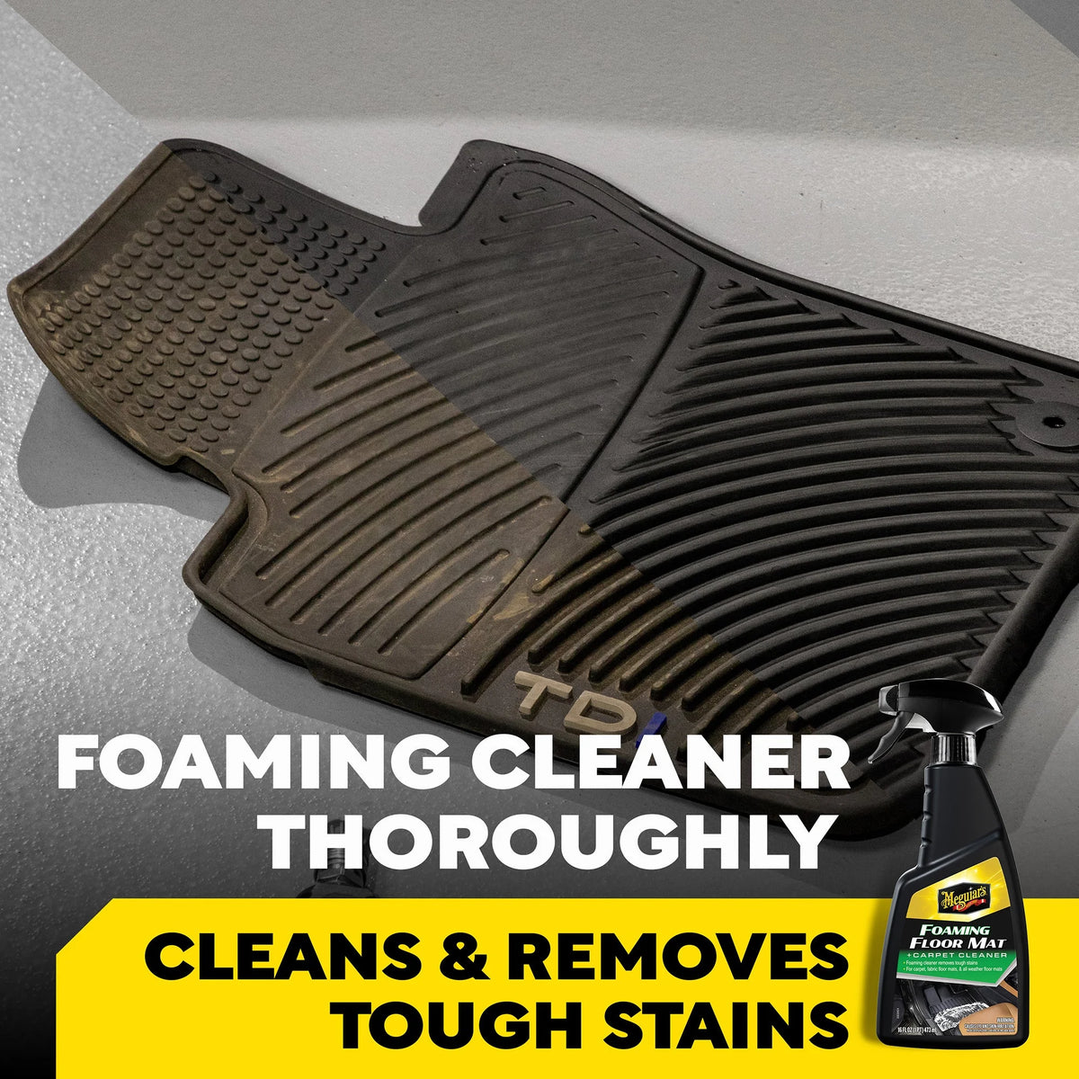 Meguiar's Foaming Floor Mat + Carpet Cleaner - 16 oz