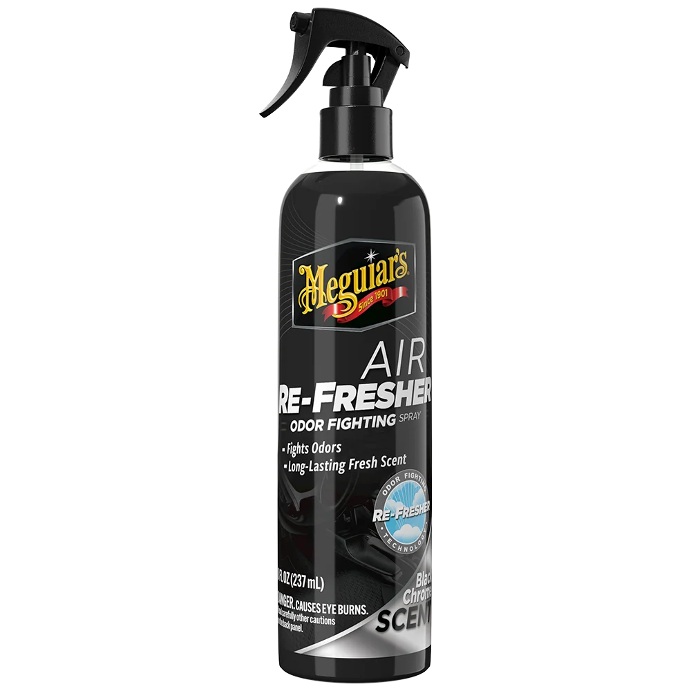 Meguiar's Air Re-Fresher Odor Fighting Spray - Black Chrome Scent - 8 oz