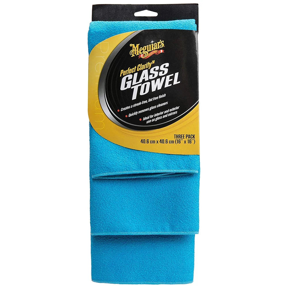 Meguiar's Perfect Clarity Glass Towel (3-Pack)