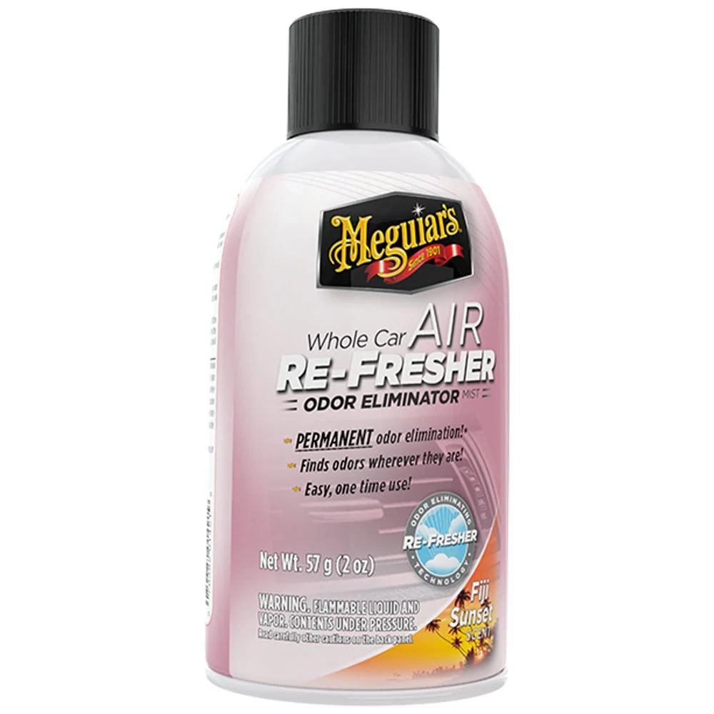 Meguiar's Whole Car Air Re-Fresher Odor Eliminator Mist - Fiji Sunset Scent - 2 oz