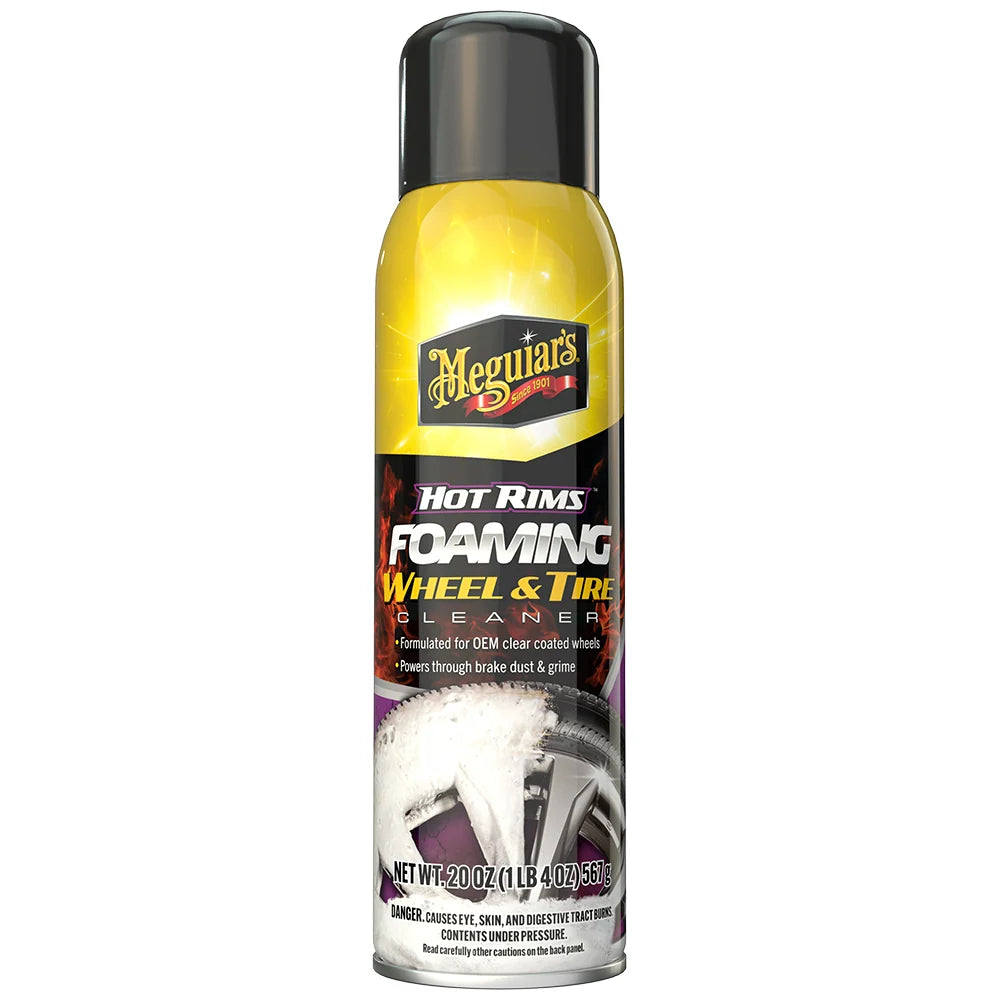 Meguiar's Hot Rims Foaming Wheel & Tire Cleaner - 20 oz