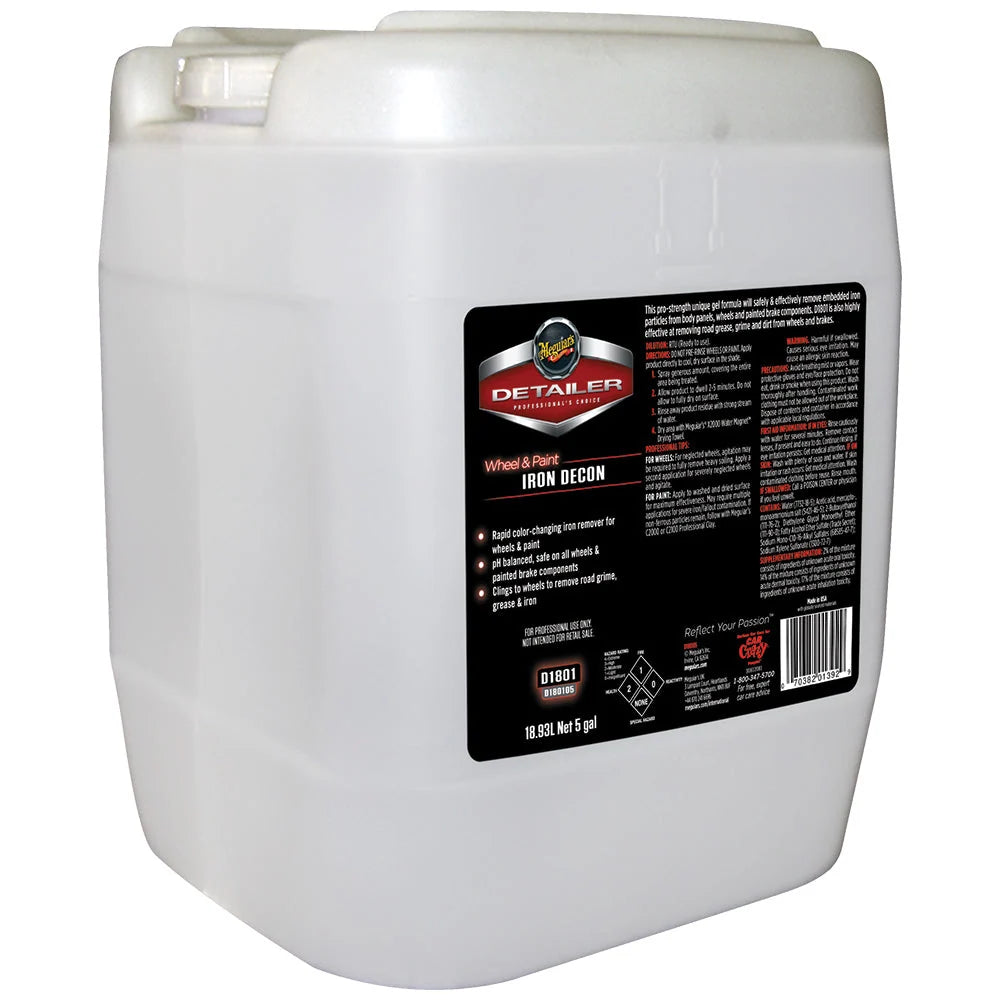 Meguiar's Professional Wheel & Paint Iron Decon D1801 - 5 gal