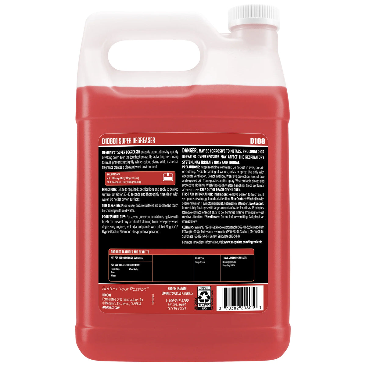 Meguiar's Professional Super Degreaser D108 - 1 gal