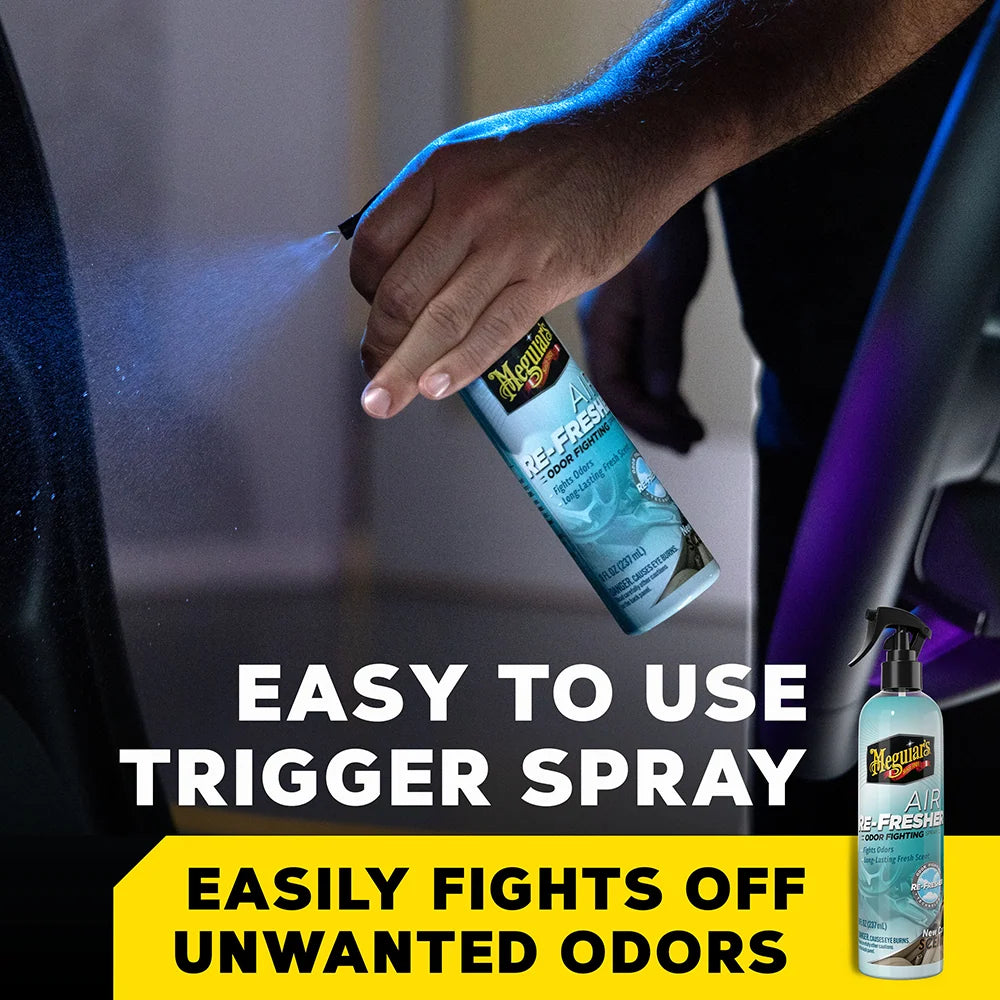 Meguiar's Air Re-Fresher Odor Fighting Spray - New Car Scent - 8 oz