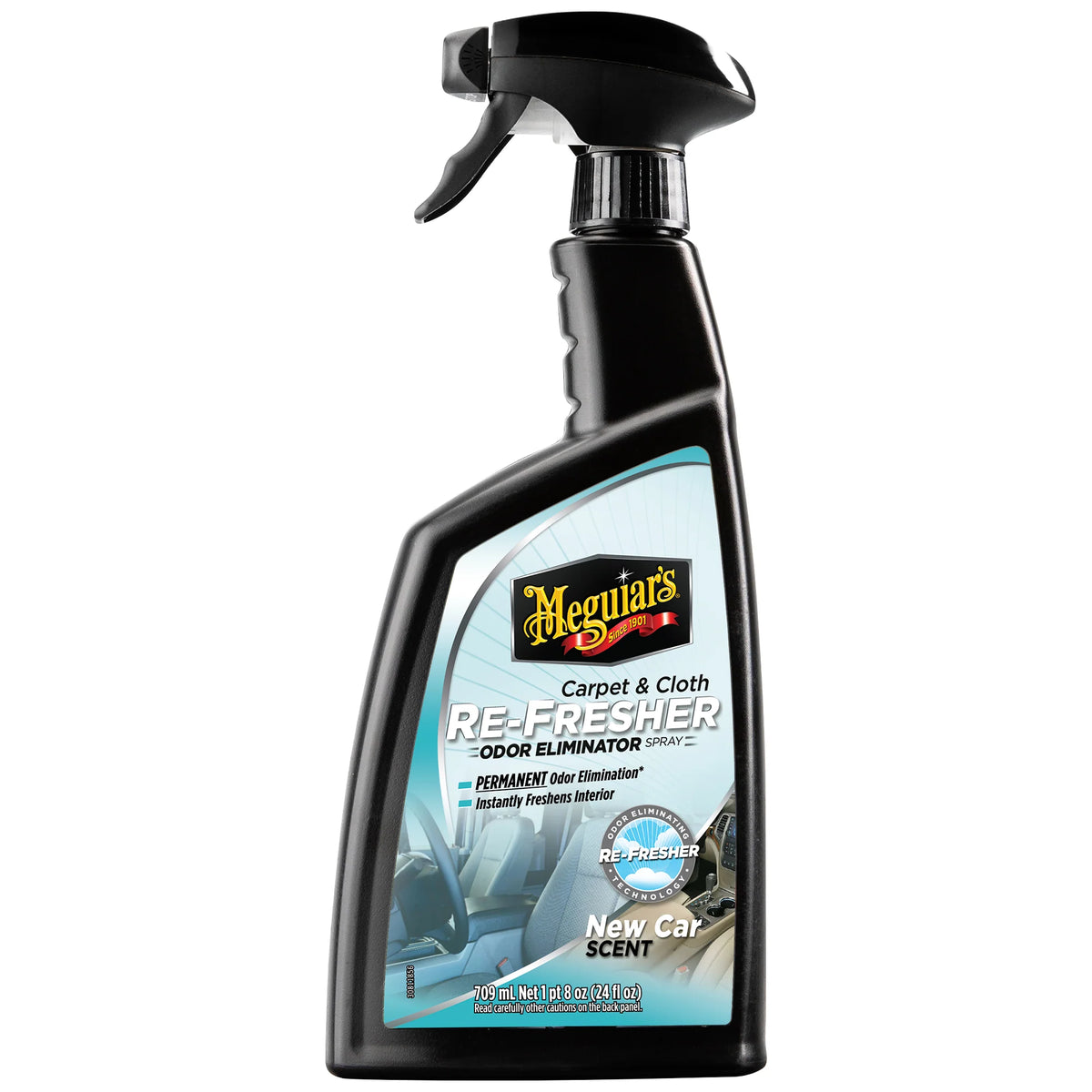 Meguiar's Carpet & Cloth Re-Fresher Odor Eliminator Spray - 24 oz