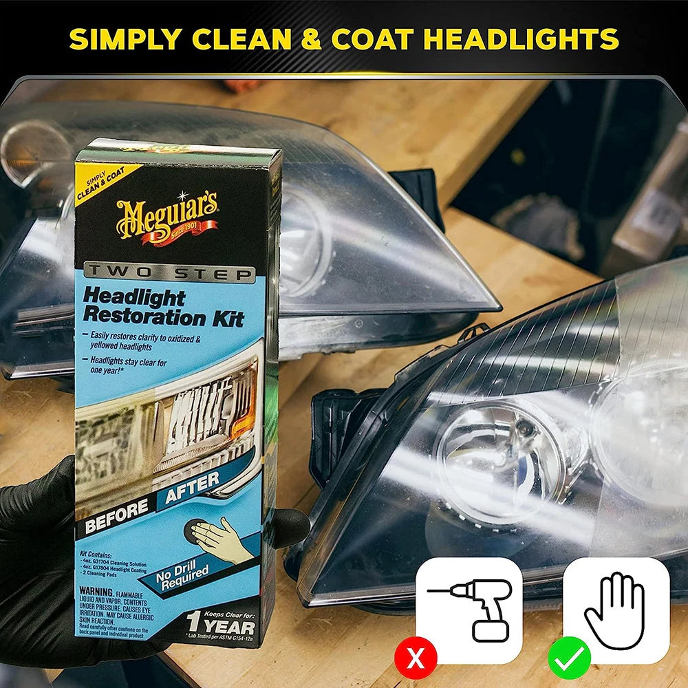 Meguiar's Two Step Headlight Restoration Kit