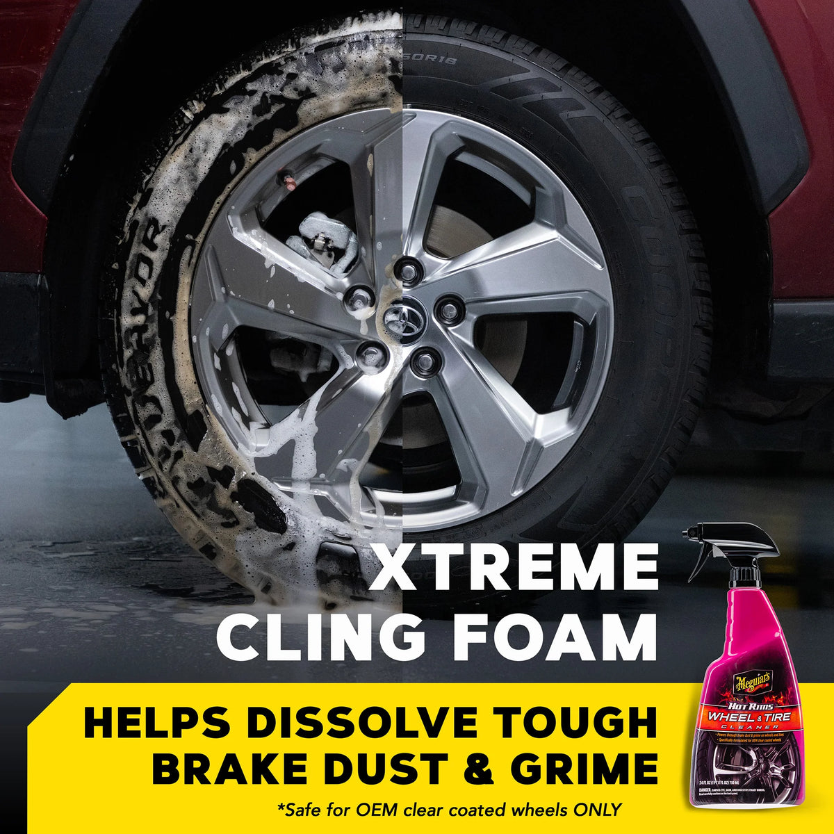 Meguiar's Hot Rims Wheel & Tire Cleaner - 24 oz