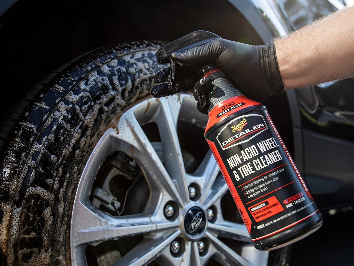 Meguiar's Professional Non-Acid Wheel & Tire Cleaner D143 - 32 oz