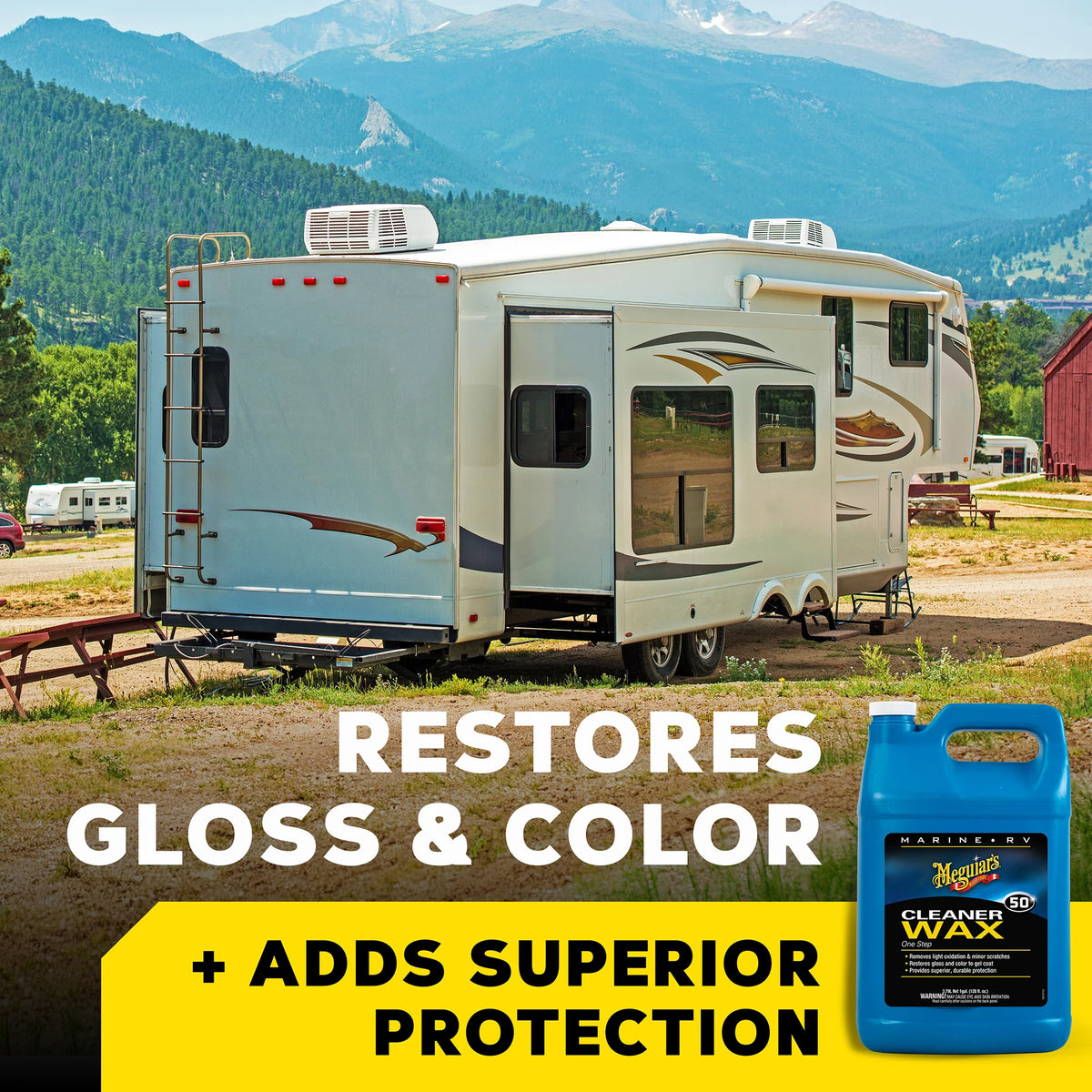 Meguiar's Marine & RV 1-Step Cleaner Wax M50 - 1 gal