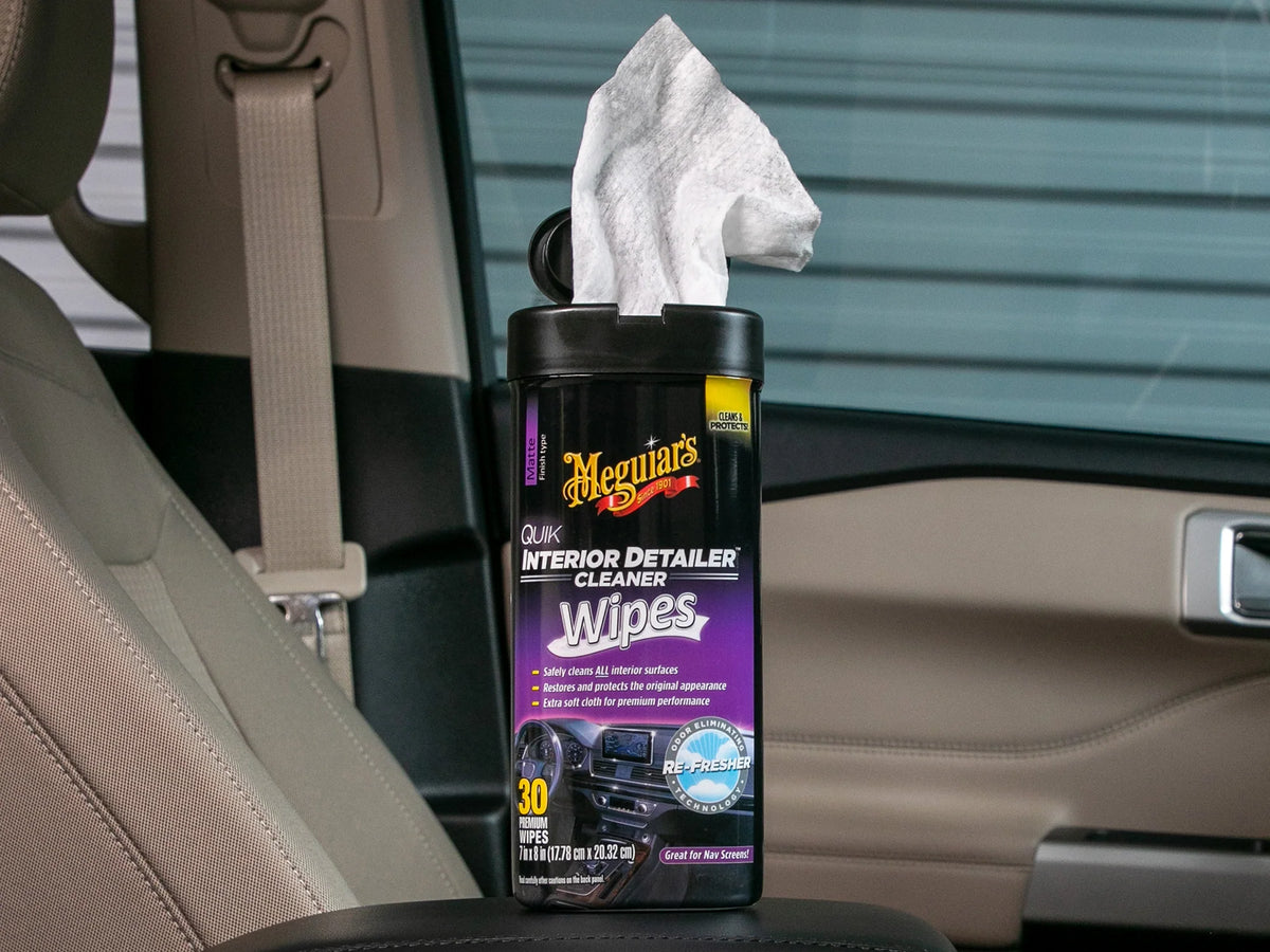 Meguiar's Quik Interior Detailer Cleaner Wipes (30 Wipes)
