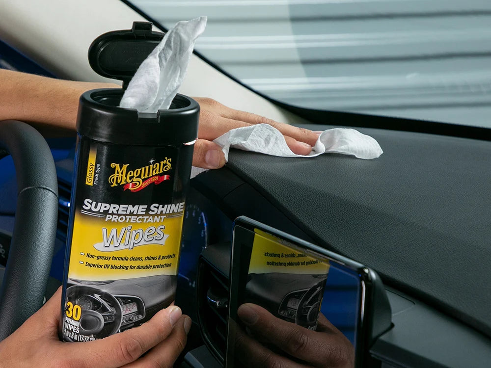 Meguiar's Supreme Shine Protectant Wipes (30 Wipes)