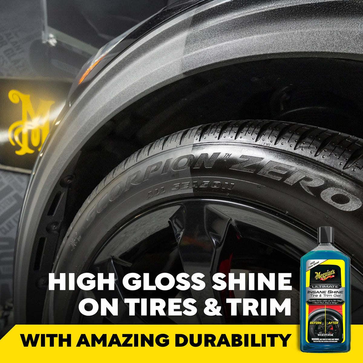 Meguiar's Ultimate Insane Shine Tire & Trim Gel - 16 oz